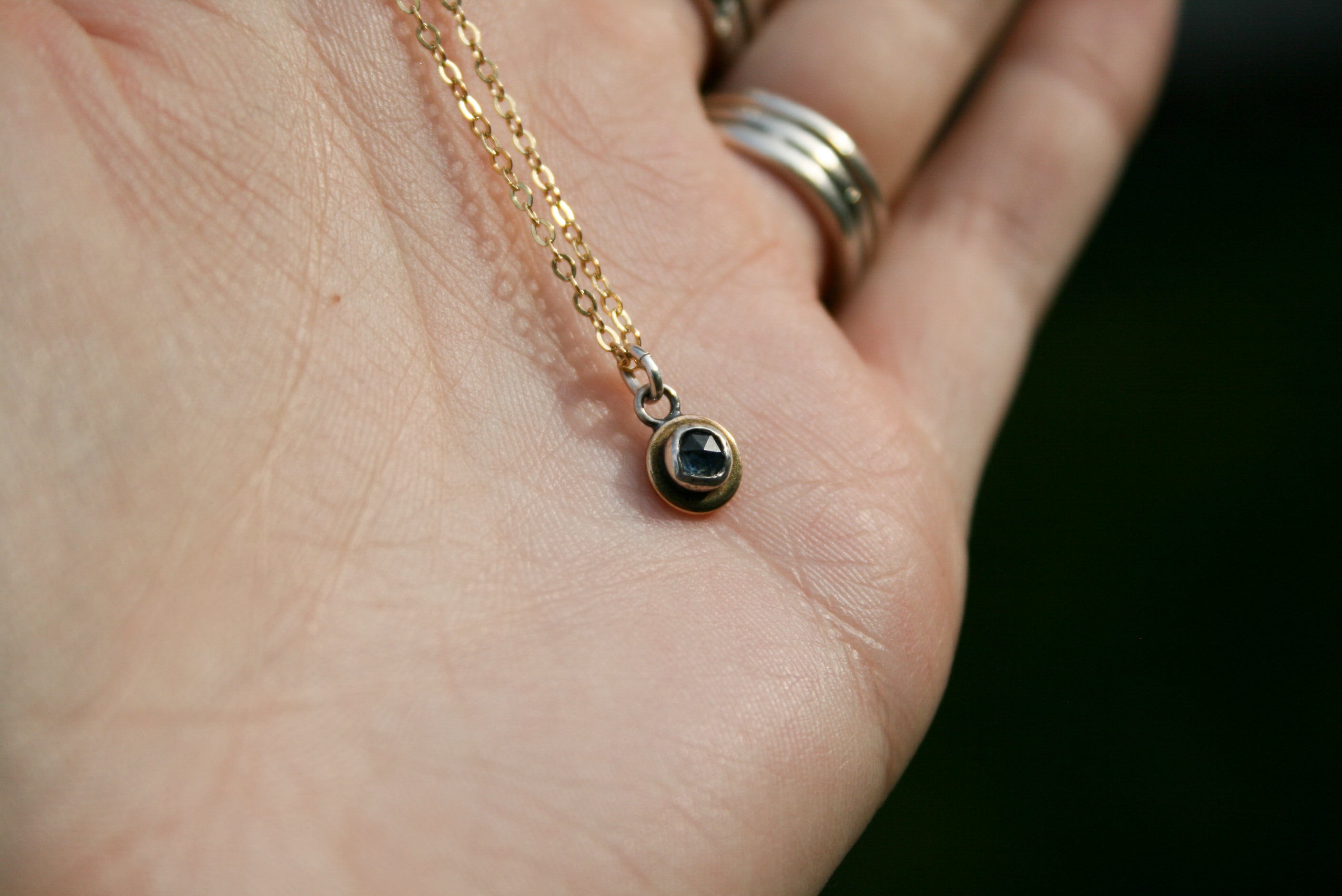 Montana Sapphire Necklace C